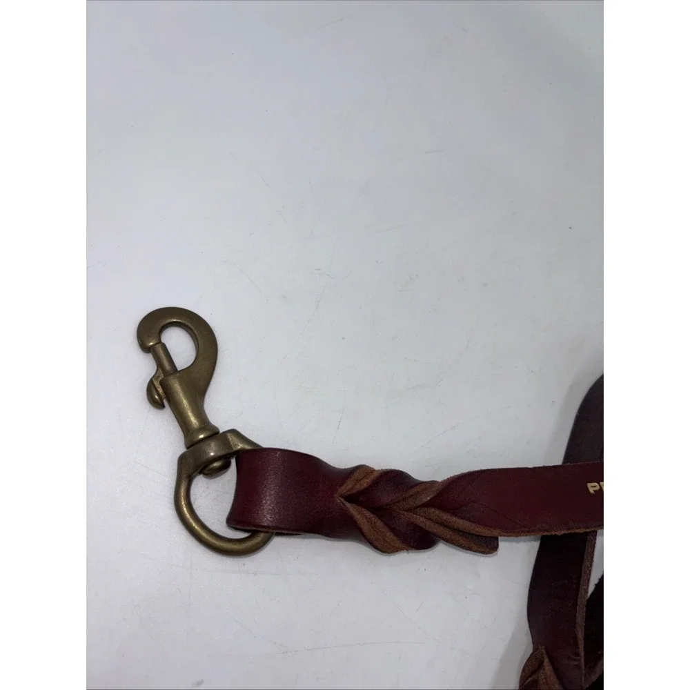 Premier Leather Dog Leash Braided Heavy Duty Lead for Medium Dog 70in